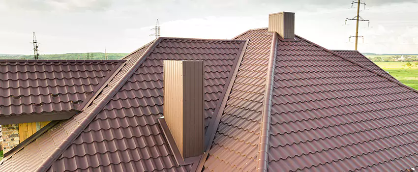 Residential Chimney Flashing Restoration in Manorville, NY