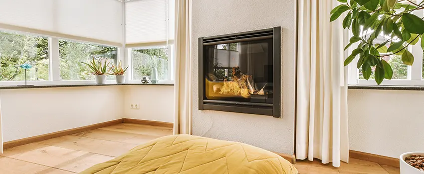 Residential Fireplace Ceramic Glass Installation in Manorville, NY
