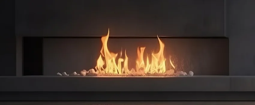 B-Vent Gas Fireplace Installation in Manorville, NY