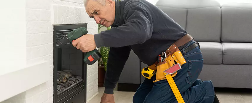 New Indoor Fireplace Installation in Manorville, New York